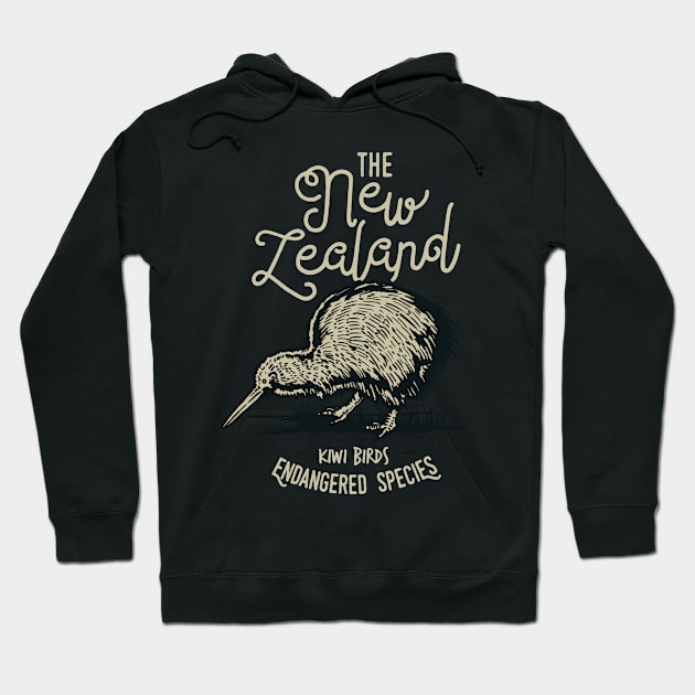 Kiwi bird Hoodie by ShirtyLife